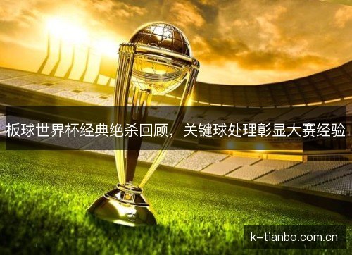 板球世界杯经典绝杀回顾,关键球处理彰显大赛经验 板球世界杯经典绝杀回顾,关键球处理彰显大赛经验